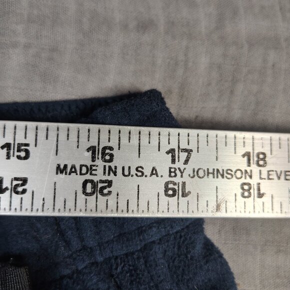 Roark Shorts Mens Size Large Dark Navy Fleece Campover Comfort Belt - Picture 3 of 9